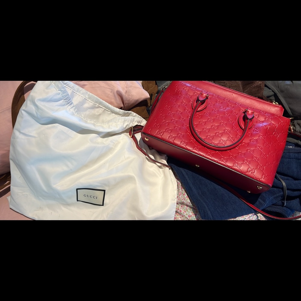 Gucci guccissima small tote